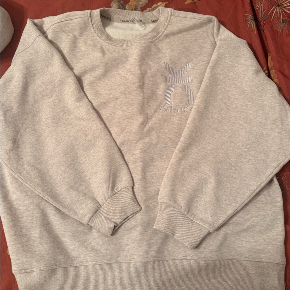 Calvin Klein Heather Grey Crewneck Sweatshirt- Part of a Set!
